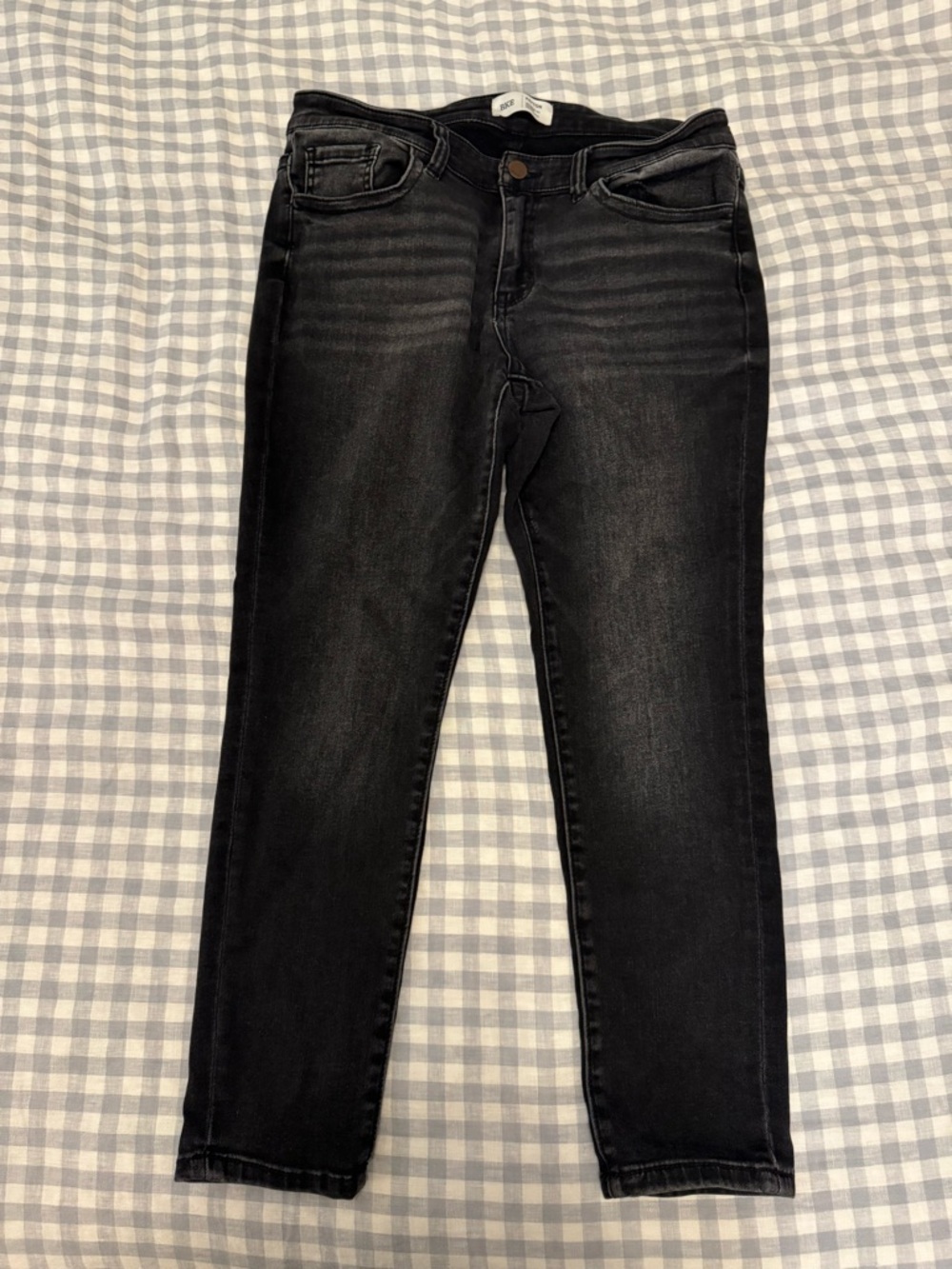 BKE Payton Ankle Skinny Jeans - Black - Picture 8 of 9